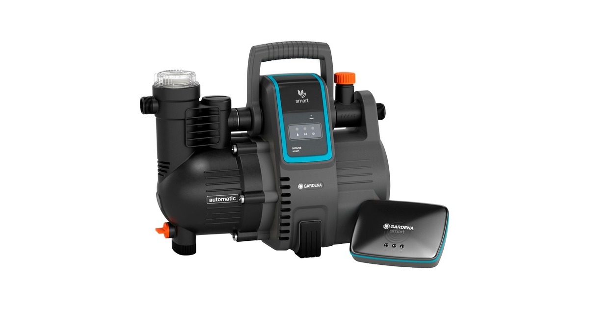 GARDENA smart Haus- & Gartenautomat 5000/5 Set, Pumpe(schwarz, 1.300 Watt, mit GARDENA smart Gateway) GARDENA smart Haus- & Gartenautomat 5000/5 Set, Pumpe(schwarz, 1.300 Watt, mit GARDENA smart Gateway)
