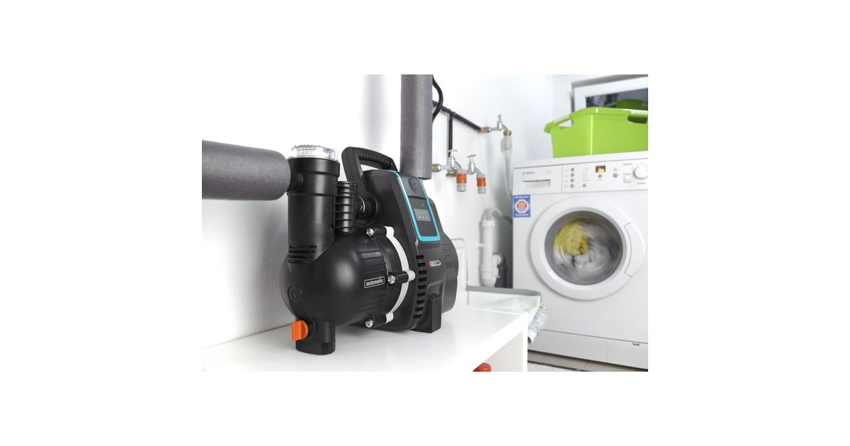 GARDENA smart Haus- & Gartenautomat 5000/5, Pumpe(schwarz, 1.300 Watt)