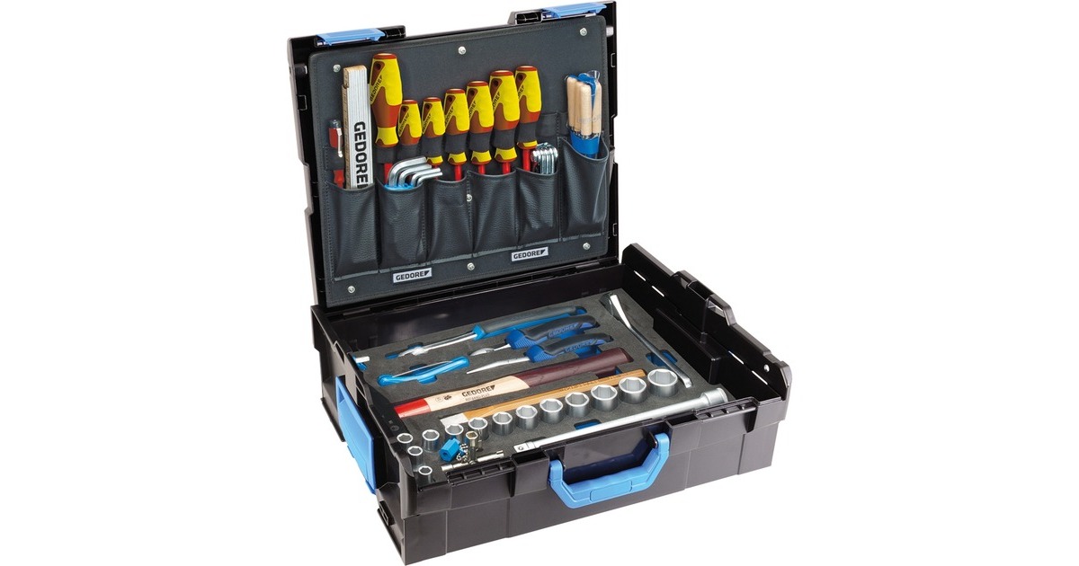 GEDORE L-BOXX 136 Handwerker Sortiment, 58-teilig, Werkzeug-Set(mit VDE-isolierten Werkzeugen) GEDORE L-BOXX 136 Handwerker Sortiment, 58-teilig, Werkzeug-Set(mit VDE-isolierten Werkzeugen)