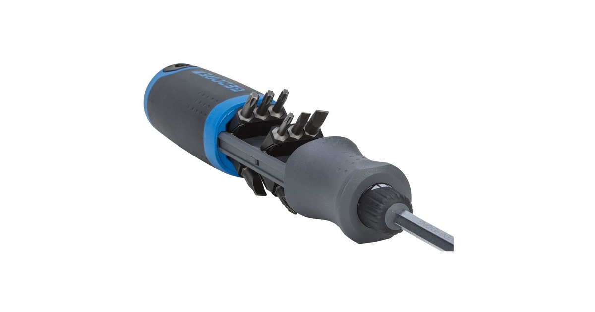 GEDORE Magazin-Schraubendreher mit Knarrenfunktion SilentGEAR 1/4