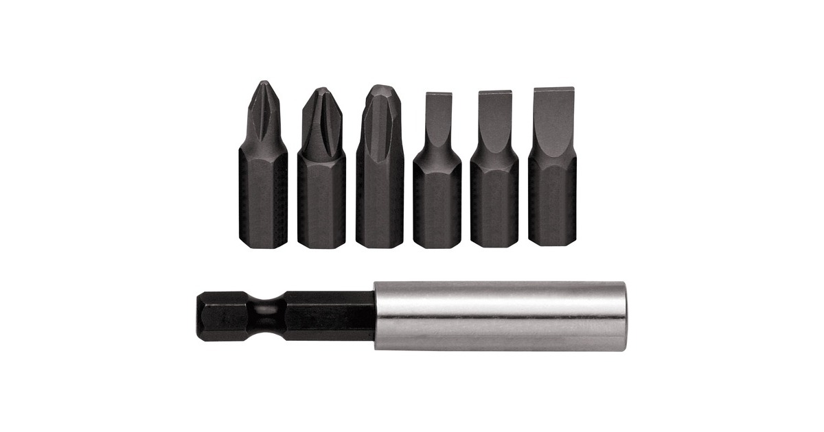 GEDORE Red Bit-Box 1/4", 7-teilig, Bit-Satz(mit Bithalter)