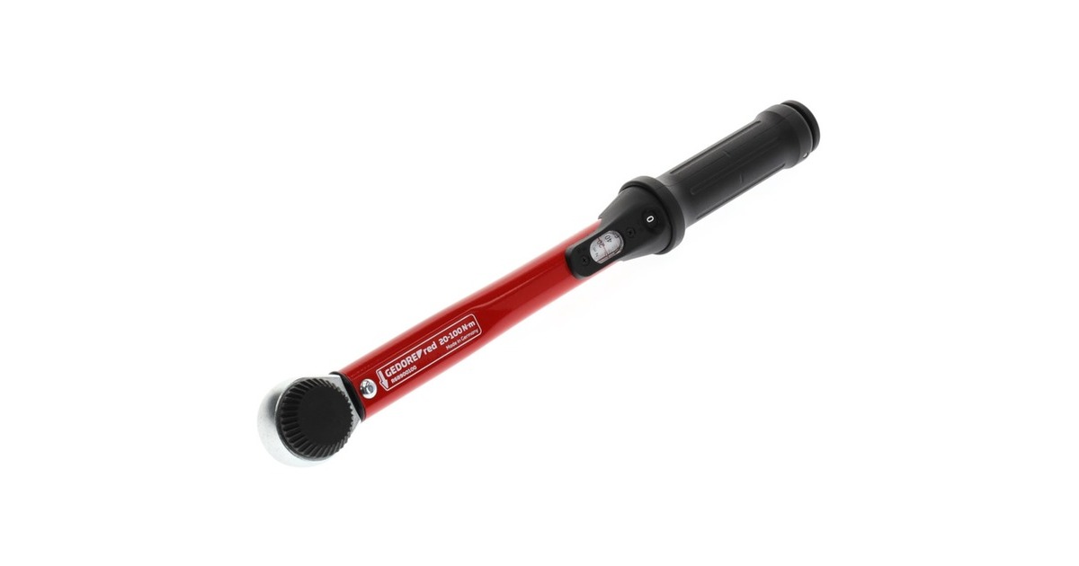 GEDORE Red Drehmomentschlüssel 1/2"(rot/schwarz, 20-100 Nm)