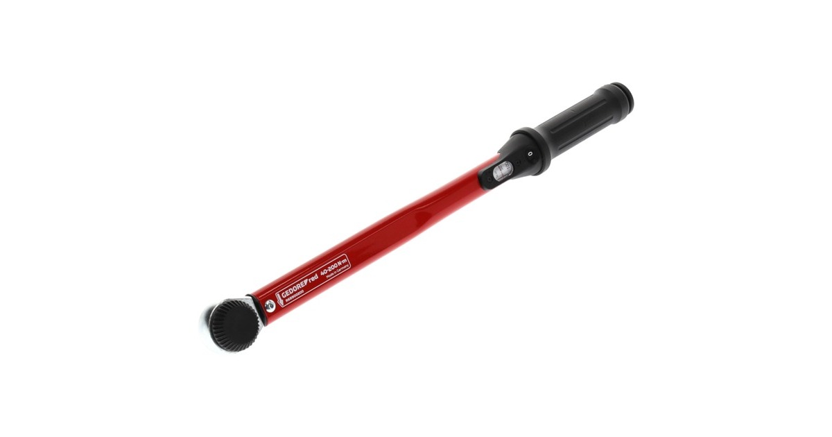 GEDORE Red Drehmomentschlüssel 1/2"(rot/schwarz, 40-200Nm)