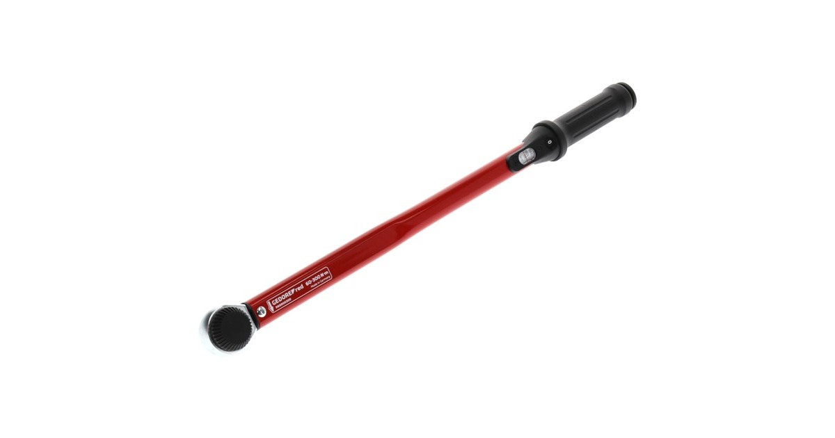 GEDORE Red Drehmomentschlüssel 1/2"(rot/schwarz, 60-300Nm)