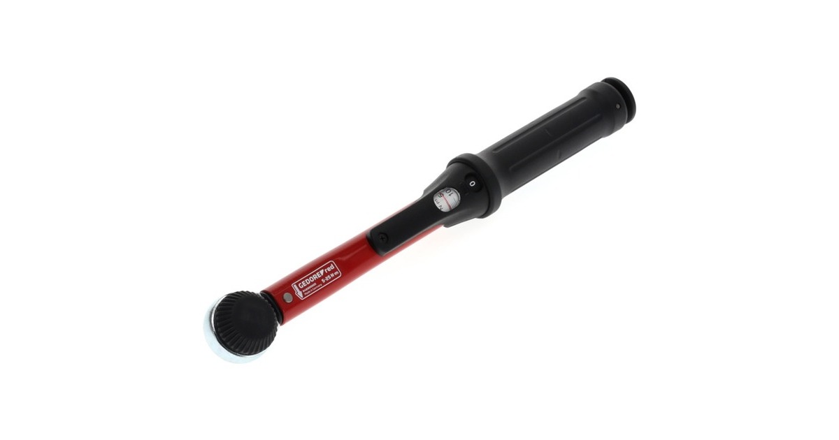 GEDORE Red Drehmomentschlüssel 1/4"(rot/schwarz, 5-25 Nm)