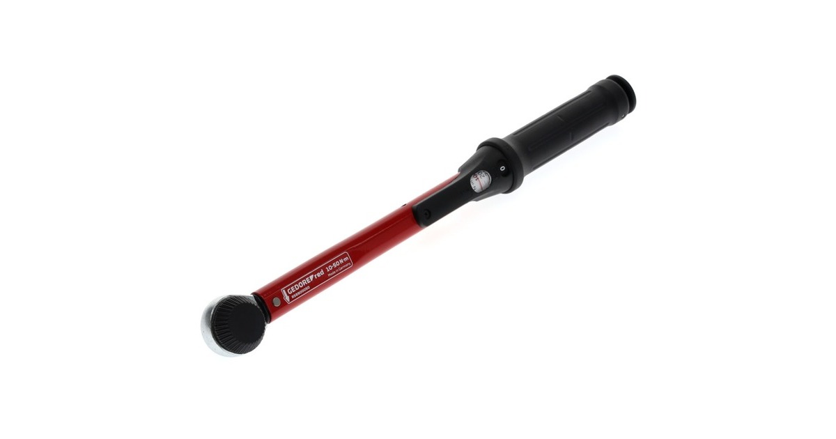 GEDORE Red Drehmomentschlüssel 3/8"(rot/schwarz, 10-50 Nm)