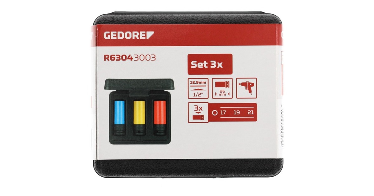 GEDORE Red Kraftschrauber-Steckschlüssel-Satz 1/2