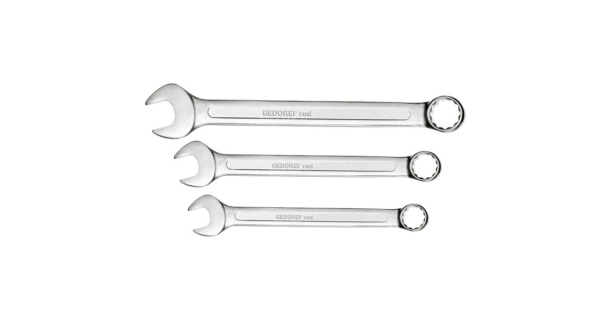 GEDORE Red Ring-Maulschlüssel-Satz, 24-teilig, Schraubenschlüssel(chrom, SW 6 - 32mm)