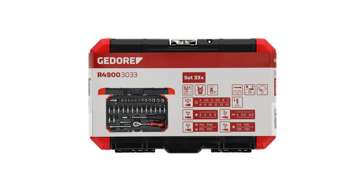 GEDORE Red Steckschlüssel-Satz 1/4