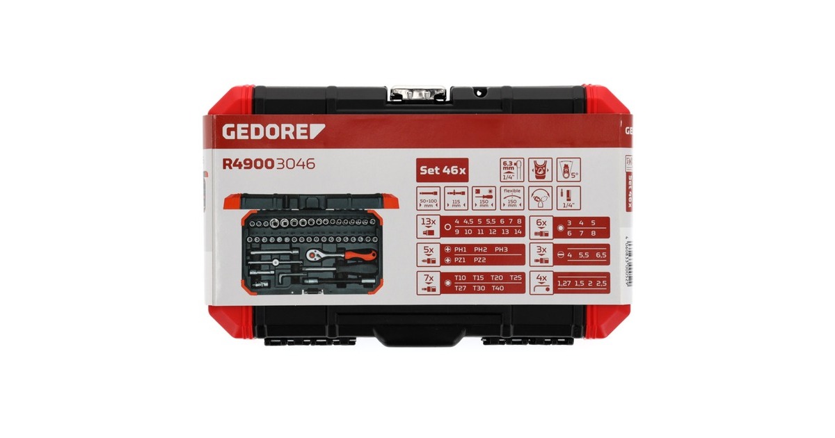 GEDORE Red Steckschlüssel-Satz 1/4