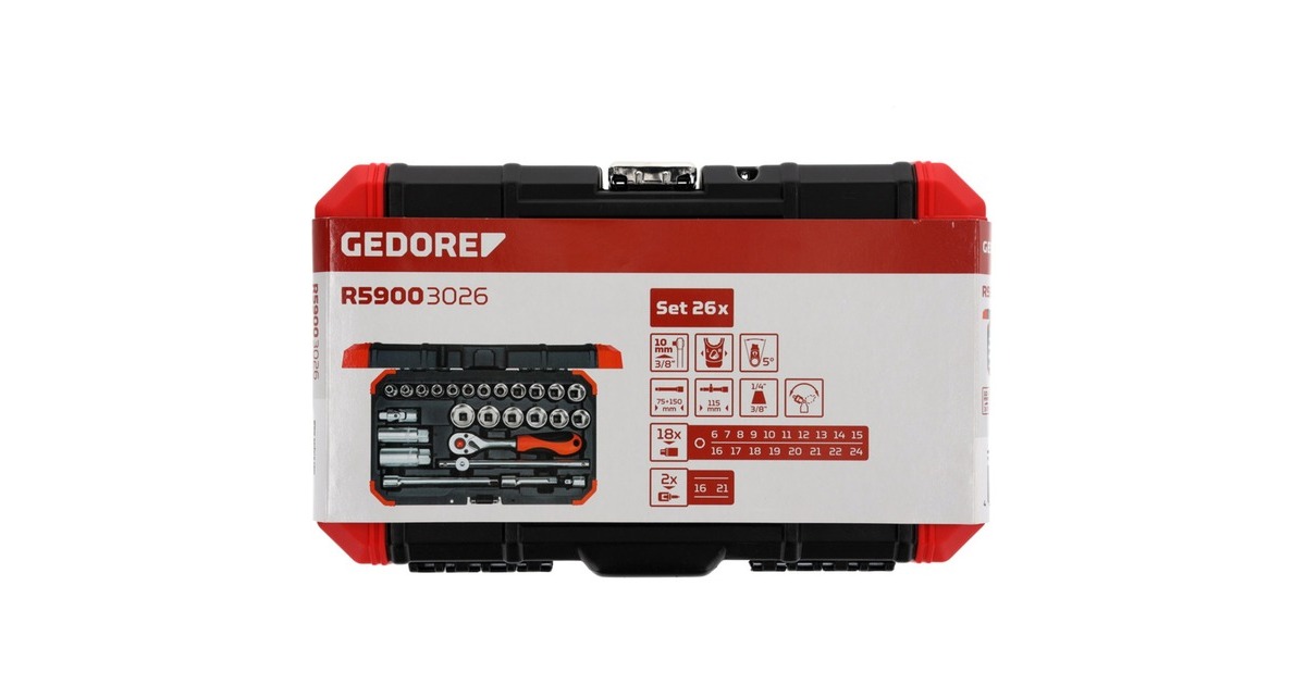 GEDORE Red Steckschlüssel-Satz 3/8