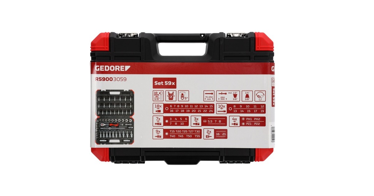 GEDORE Red Steckschlüssel-Satz 3/8