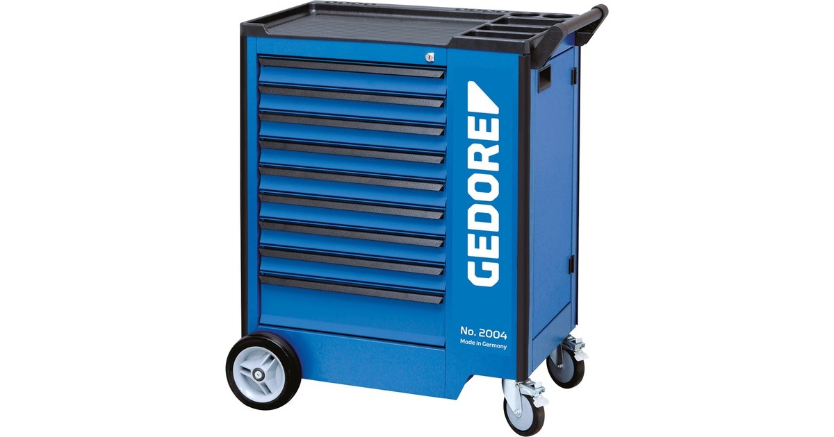 GEDORE Werkzeugwagen 1500 ES-03-2004 0810(blau/schwarz, inkl. 325 Werkzeuge)
