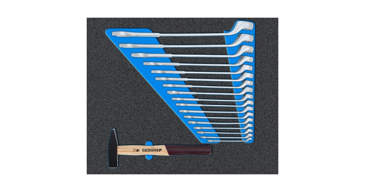 GEDORE Werkzeugwagen Workster WSL-M-TS-172(blau/schwarz, inkl. 172 Werkzeuge)