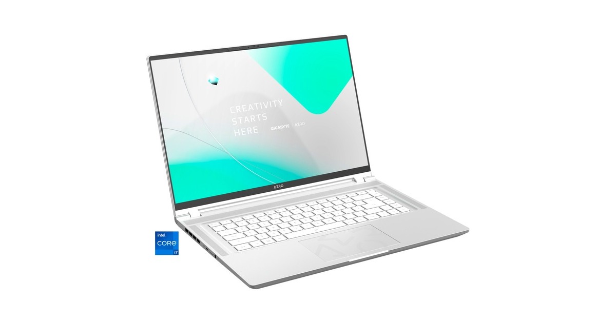 GIGABYTE AERO 16 OLED BSF-73DE994SO, Notebook(silber, Windows 11 Home 64-Bit, 40.6 cm (16 Zoll) & 60 Hz Display, 1 TB SSD)