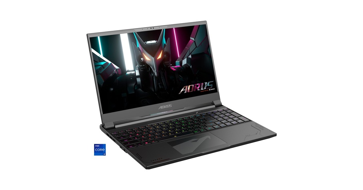GIGABYTE AORUS 15X ASF-B3DE654SH, Gaming-Notebook(schwarz, Windows 11 Home 64-Bit, 39.6 cm (15.6 Zoll) & 240 Hz Display, 1 TB SSD)