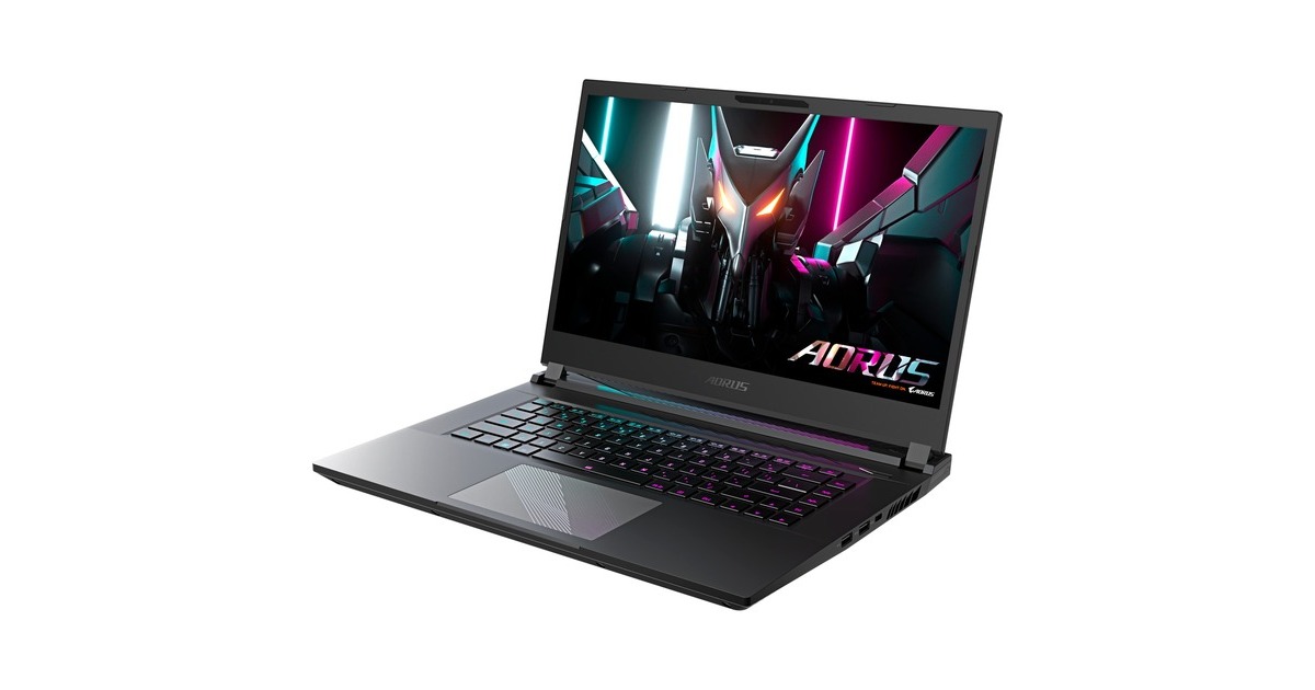 GIGABYTE AORUS 15 9KF-E3DE383SH, Gaming-Notebook(schwarz, Windows 11 Home 64-Bit, 39.6 cm (15.6 Zoll) & 144 Hz Display, 512 GB SSD, Outlet)