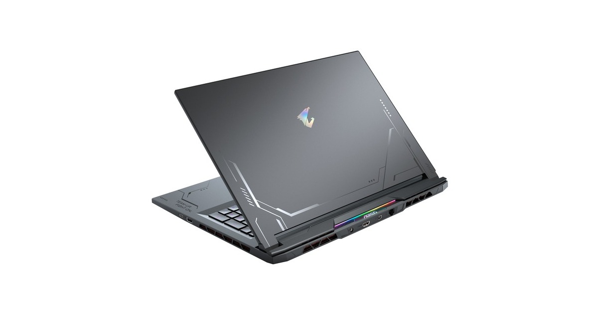 GIGABYTE AORUS 17X AZG-65DE665SH, Gaming-Notebook(schwarz, Windows 11 Home 64-Bit, 49.3 cm (17.3 Zoll) & 240 Hz Display, 2 TB (1 TB SSD & 1 TB SSD))