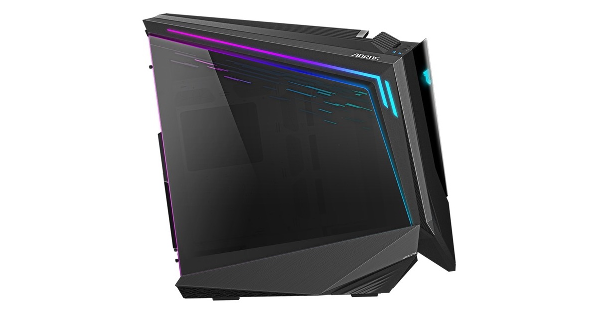 GIGABYTE AORUS C700 GLASS, Big-Tower-Gehäuse(schwarz, Tempered Glass)
