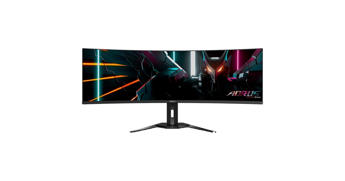 GIGABYTE AORUS CO49DQ, Gaming-Monitor(124.4 cm (49 Zoll), schwarz, DQHD, Curved, USB-C, AMD Free-Sync Premium Pro, 144Hz Panel) GIGABYTE AORUS CO49DQ, Gaming-Monitor(124.4 cm (49 Zoll), schwarz, DQHD, Curved, USB-C, AMD Free-Sync Premium Pro, 144Hz Panel)