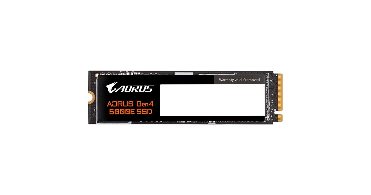 GIGABYTE AORUS Gen4 5000E SSD 1 TB(schwarz, PCIe 4.0 x4, NVMe 1.4, M.2 2280)