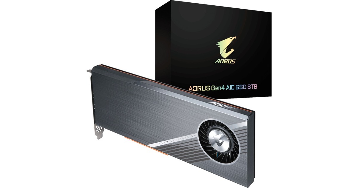 GIGABYTE AORUS Gen4 AIC SSD 8 TB(PCIe 4.0 x16, NVMe 1.3, AIC) GIGABYTE AORUS Gen4 AIC SSD 8 TB(PCIe 4.0 x16, NVMe 1.3, AIC)