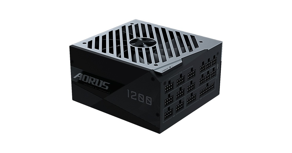 GIGABYTE AORUS P1200W 80+ PLATINUM Modular, PC-Netzteil(schwarz, 1200 Watt)