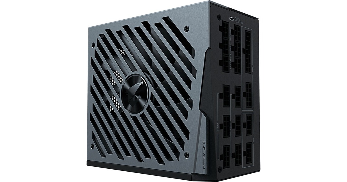 GIGABYTE AORUS P1200W 80+ PLATINUM Modular, PC-Netzteil(schwarz, 1200 Watt)