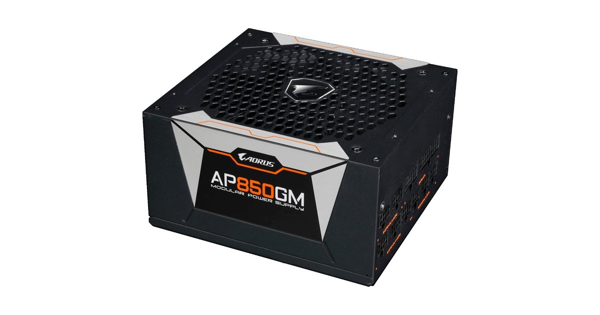 GIGABYTE AORUS P850W 80+ GOLD Modular, PC-Netzteil(schwarz, 850 Watt)