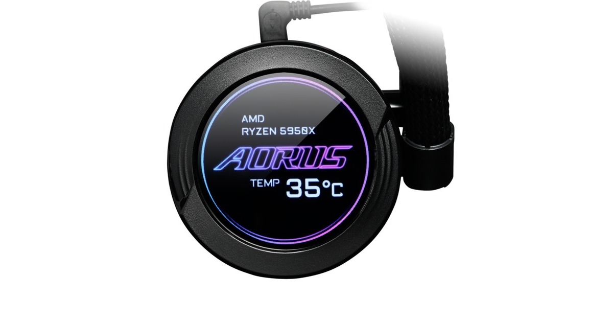 GIGABYTE AORUS WATERFORCE X 240mm, Wasserkühlung(schwarz)