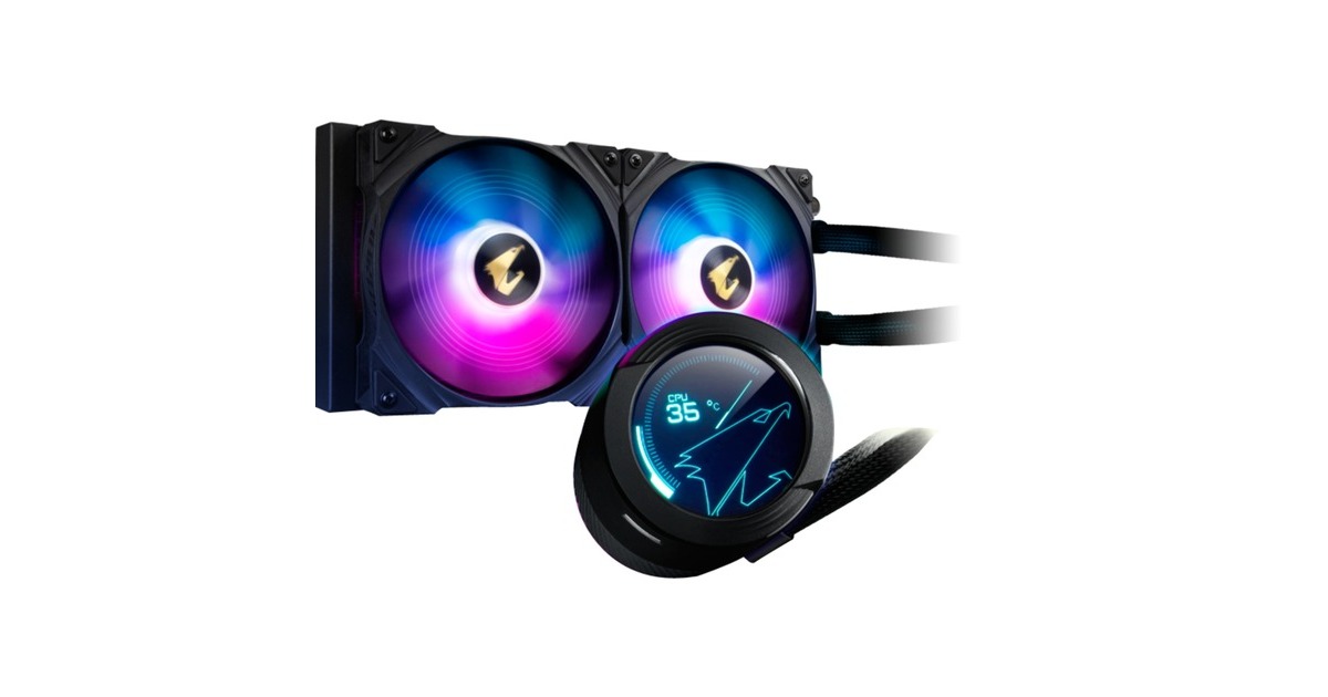 GIGABYTE AORUS WATERFORCE X 280mm, Wasserkühlung(schwarz)