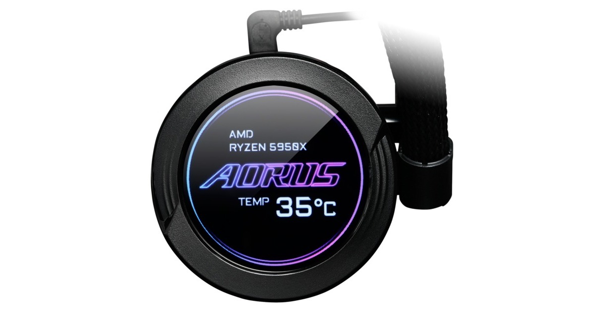 GIGABYTE AORUS WATERFORCE X 280mm, Wasserkühlung(schwarz)