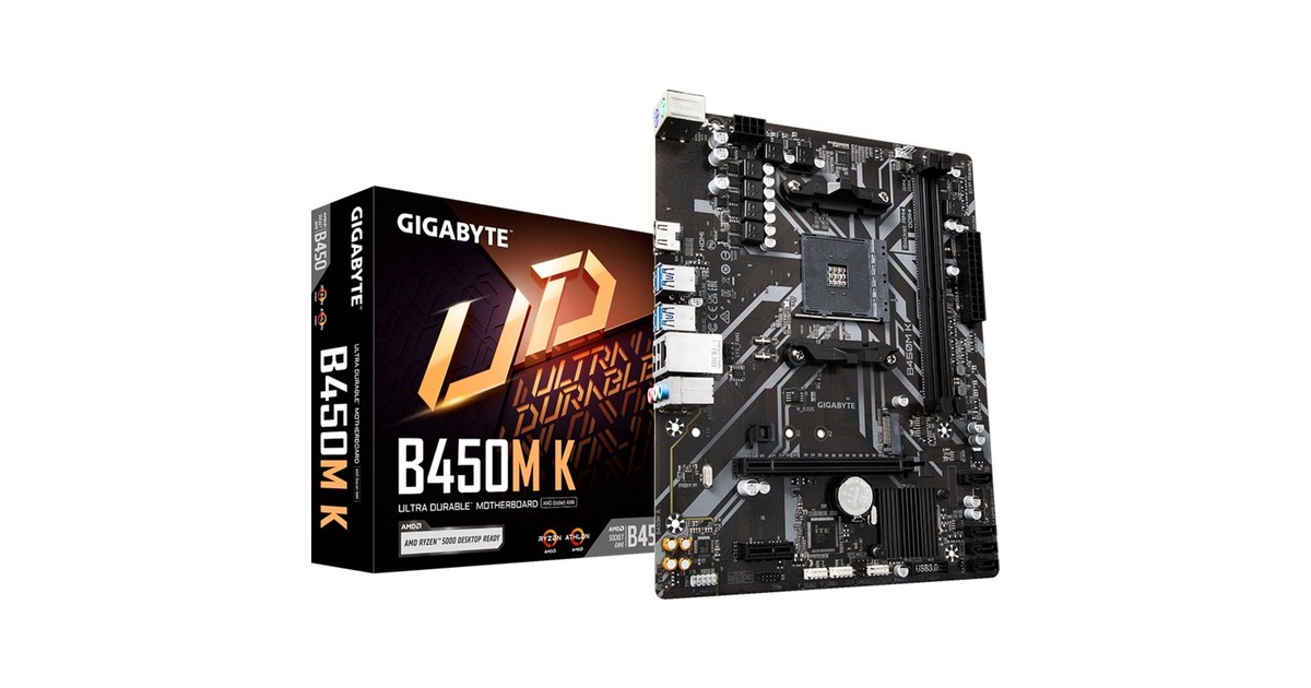 GIGABYTE B450M K, Mainboard