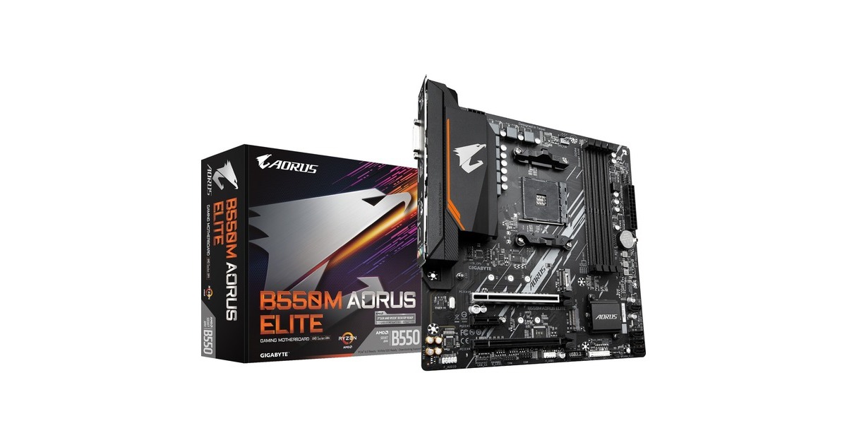 GIGABYTE B550M AORUS ELITE, Mainboard