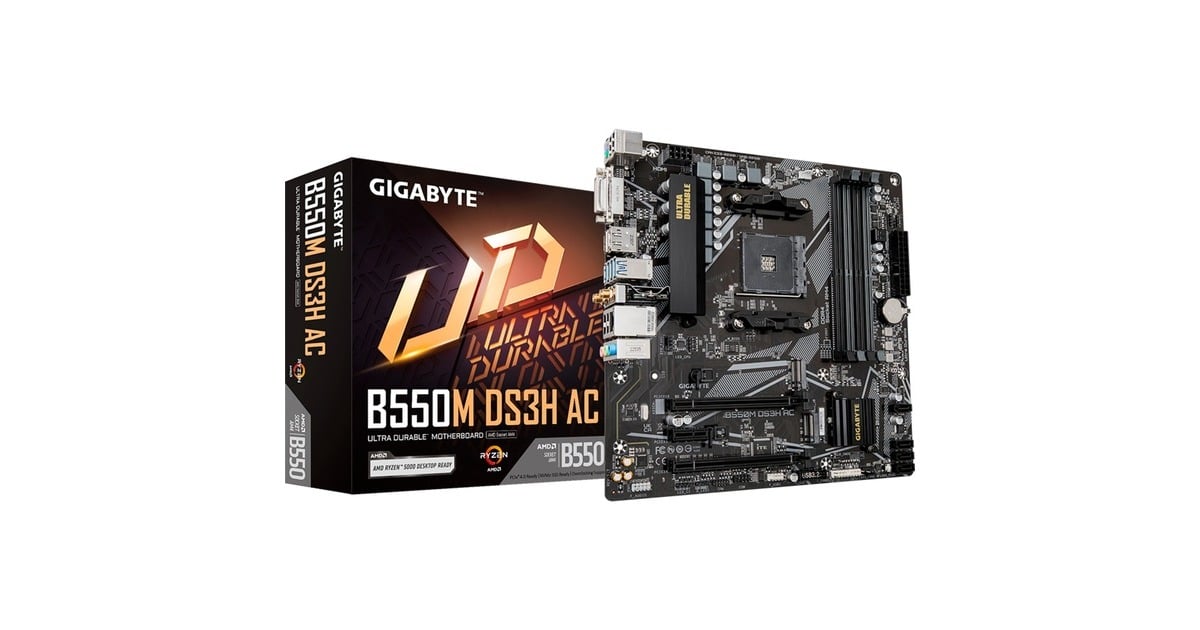 GIGABYTE B550M DS3H AC, Mainboard(Outlet)