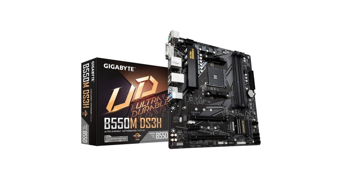 GIGABYTE B550M DS3H, Mainboard