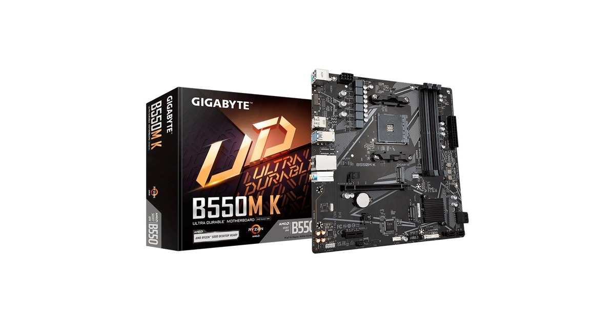 GIGABYTE B550M K, Mainboard