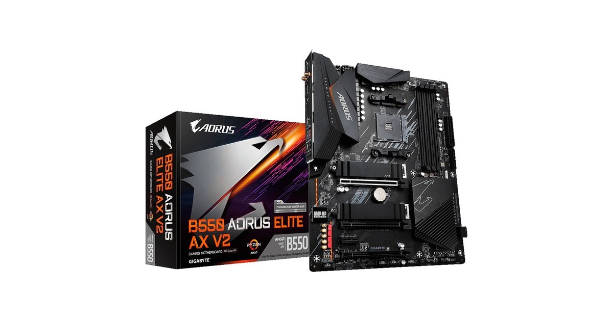 GIGABYTE B550 AORUS ELITE AX V2, Mainboard(schwarz, Outlet)