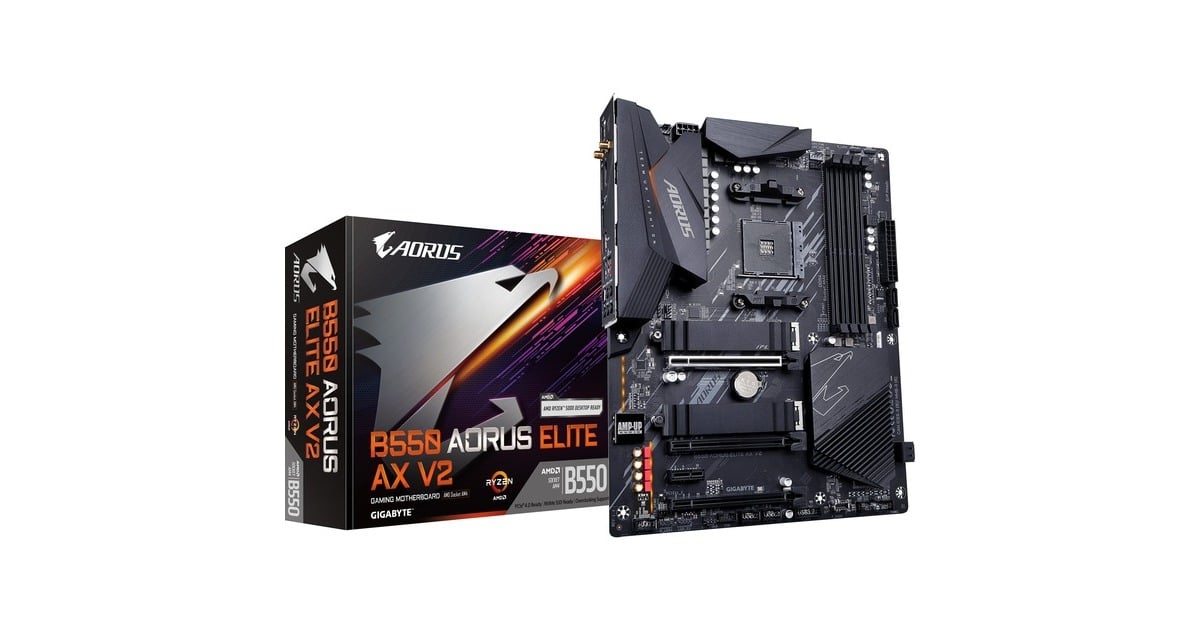 GIGABYTE B550 AORUS ELITE AX V2, Mainboard(schwarz, Outlet)