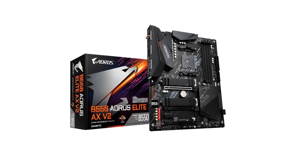 GIGABYTE B550 AORUS ELITE AX V2, Mainboard(schwarz)
