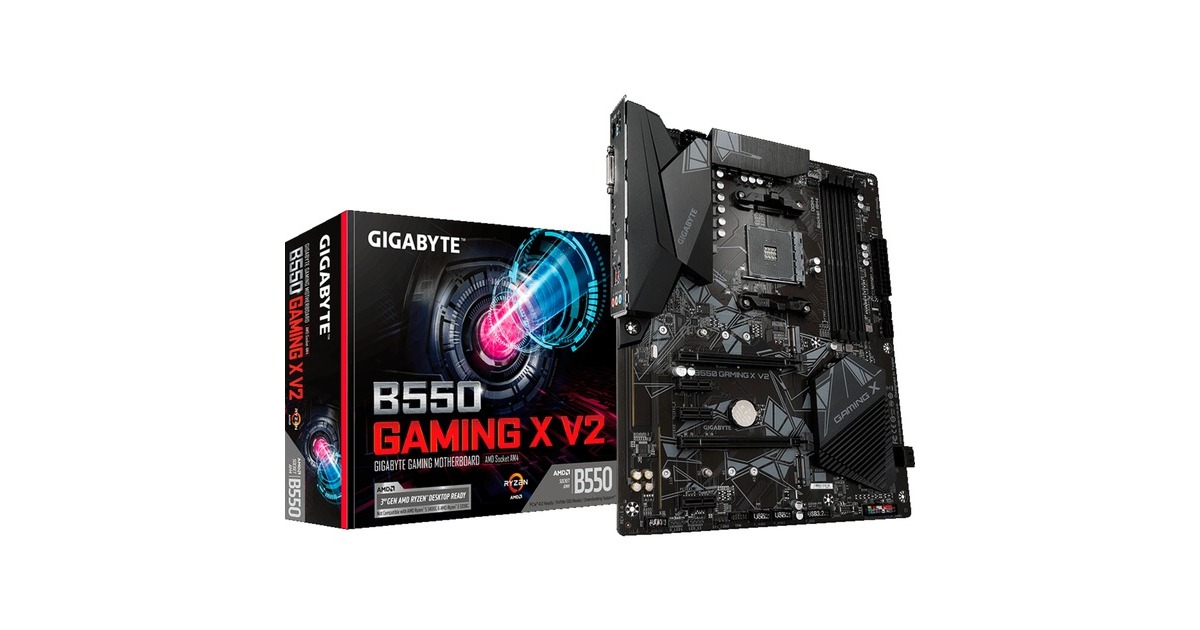 GIGABYTE B550 GAMING X V2, Mainboard(schwarz)