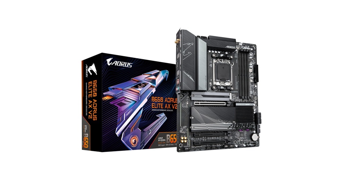 GIGABYTE B650 AORUS ELITE AX V2 , Mainboard(schwarz)