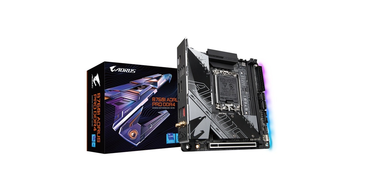 GIGABYTE B760I AORUS PRO DDR4, Mainboard