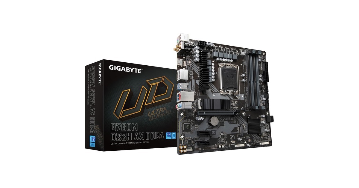 GIGABYTE B760M DS3H AX DDR4, Mainboard
