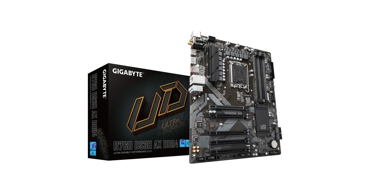 GIGABYTE B760 DS3H AX DDR4, Mainboard