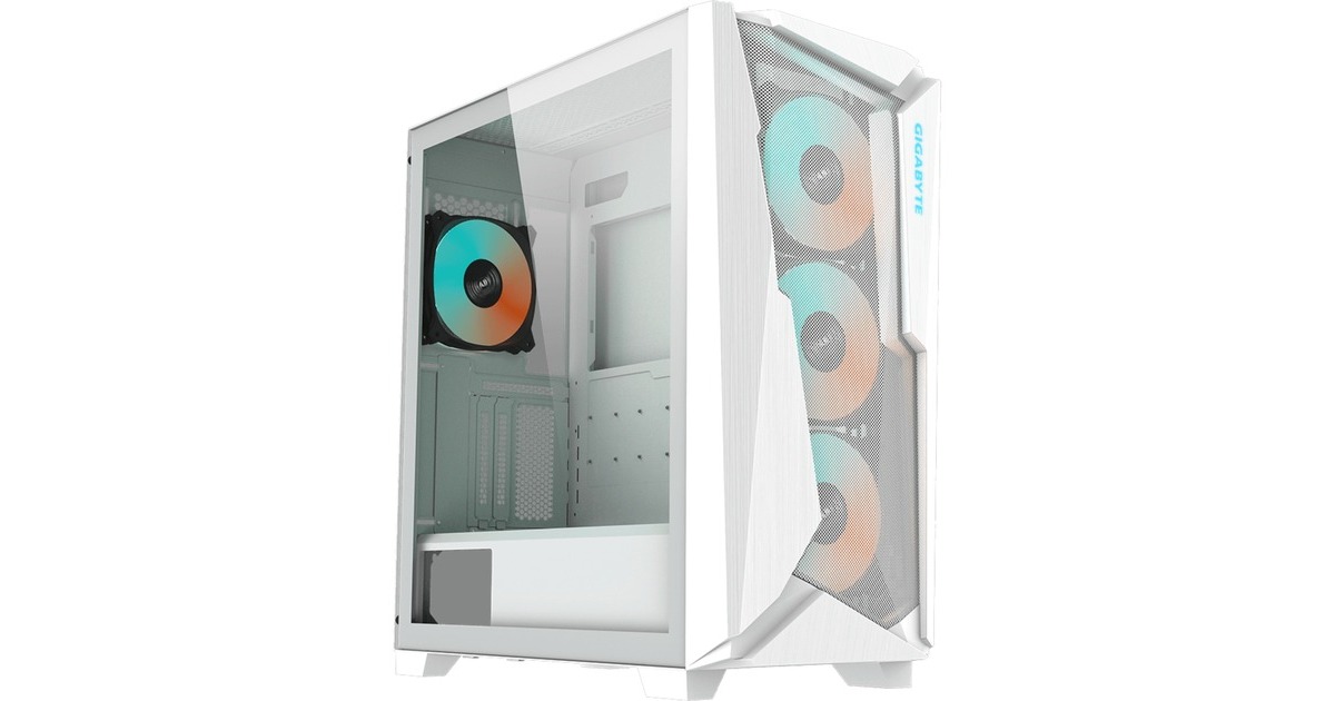 GIGABYTE C301 GLASS, Tower-Gehäuse(weiß, Tempered Glass)
