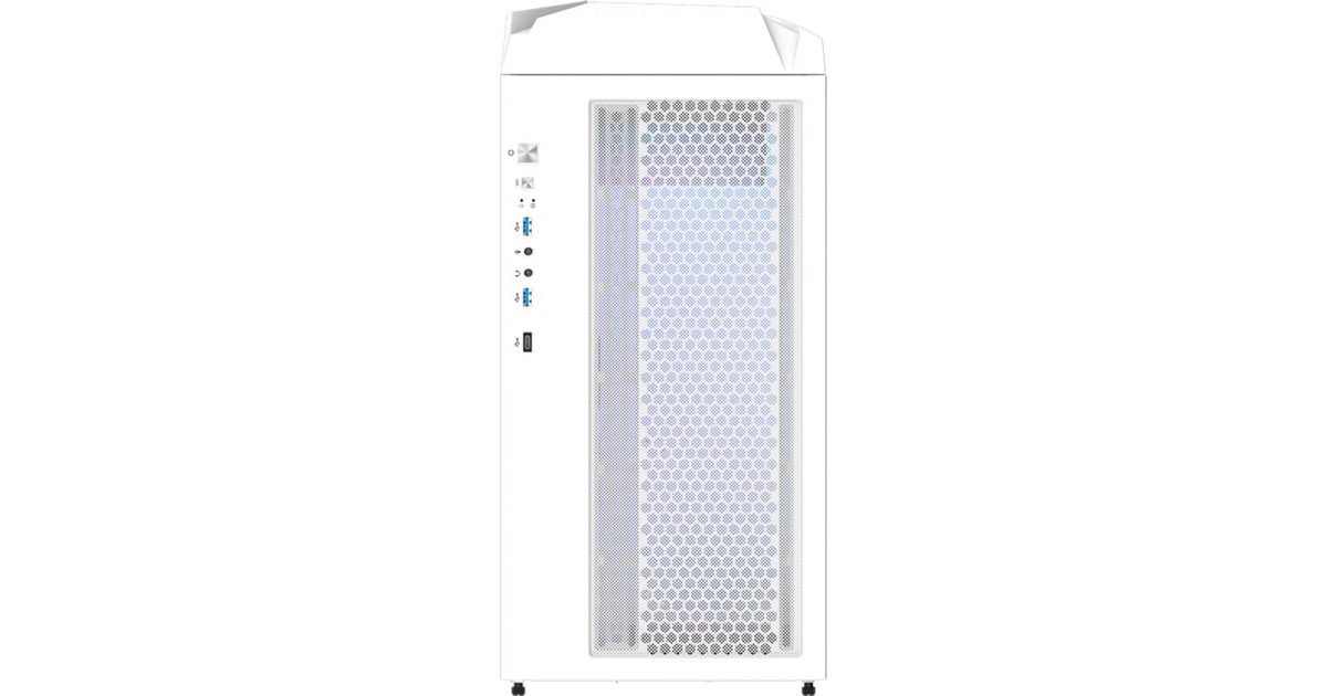 GIGABYTE C301 GW V2, Tower-Gehäuse(weiß, Tempered Glass)