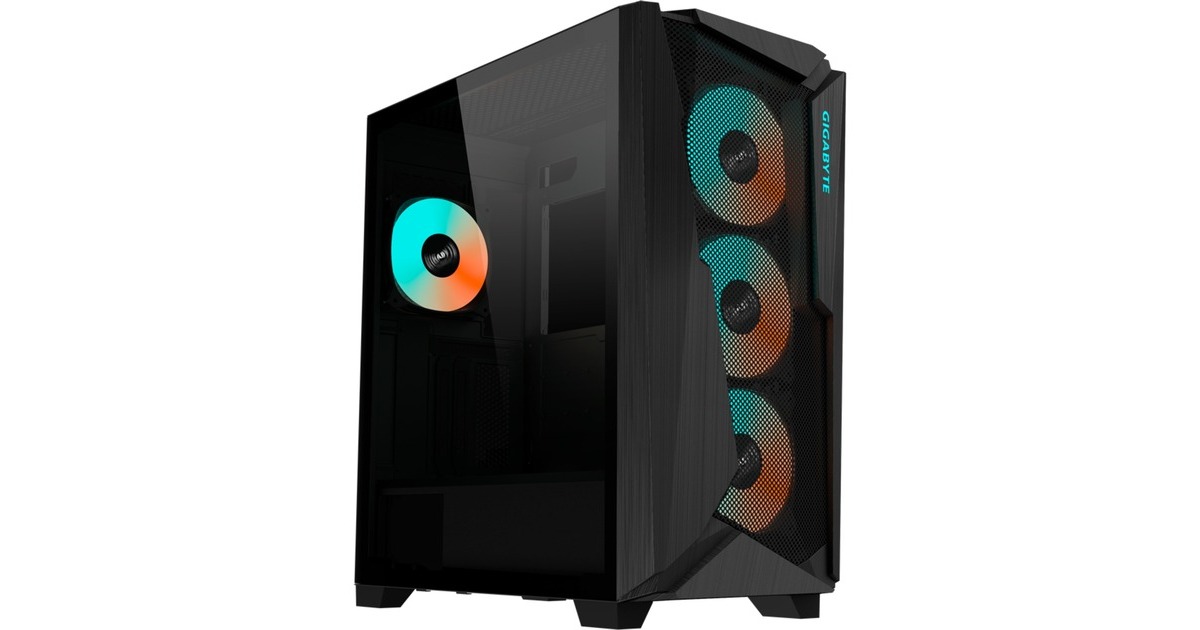 GIGABYTE C301 G V2, Tower-Gehäuse(schwarz, Tempered Glass)