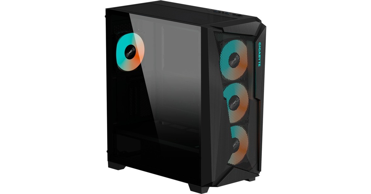 GIGABYTE C301 G V2, Tower-Gehäuse(schwarz, Tempered Glass)