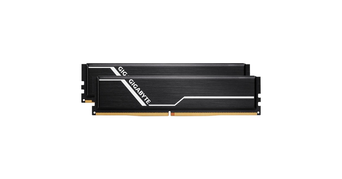 GIGABYTE DIMM 16 GB DDR4-2666 (2x 8 GB) Dual-Kit, Arbeitsspeicher(schwarz, GP-GR26C16S8K2HU416, INTEL XMP)